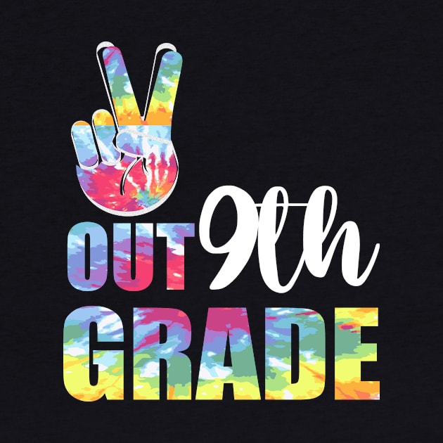 Peace out 9th grade end of school l. Last day of school. Summer break by Prints by Hitz